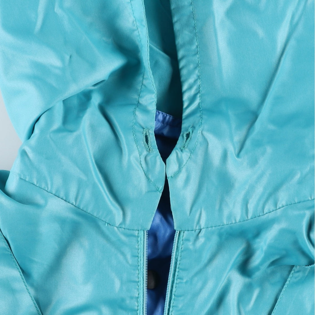 Vintage 1980'S Adidas hooded warm-up pullover, size 7-8, men's XXL. polyamide Emerald green Vintage Second Hand