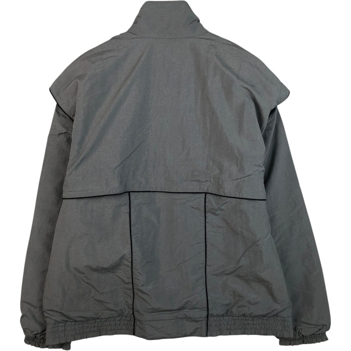 Vintage 90'S Nike silver tag nylon jacket, size L, men's unclear gray type Vintage Second Hand