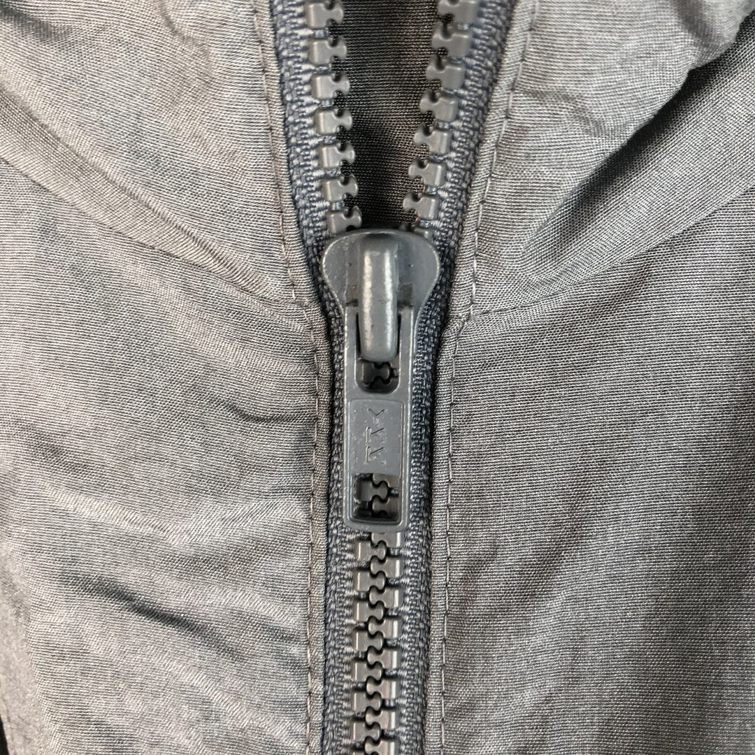 Vintage 90'S Nike silver tag nylon jacket, size L, men's unclear gray type Vintage Second Hand