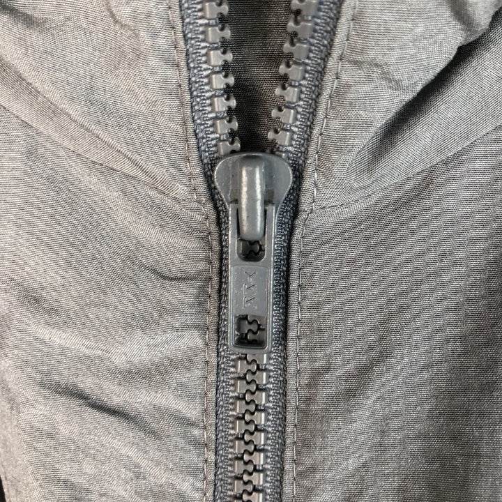 Vintage 90'S Nike silver tag nylon jacket, size L, men's unclear gray type Vintage Second Hand