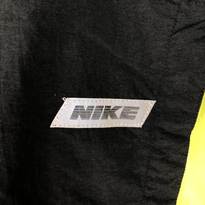 Vintage 90'S Nike silver tag nylon jacket, size L, men's unclear black type Vintage Second Hand