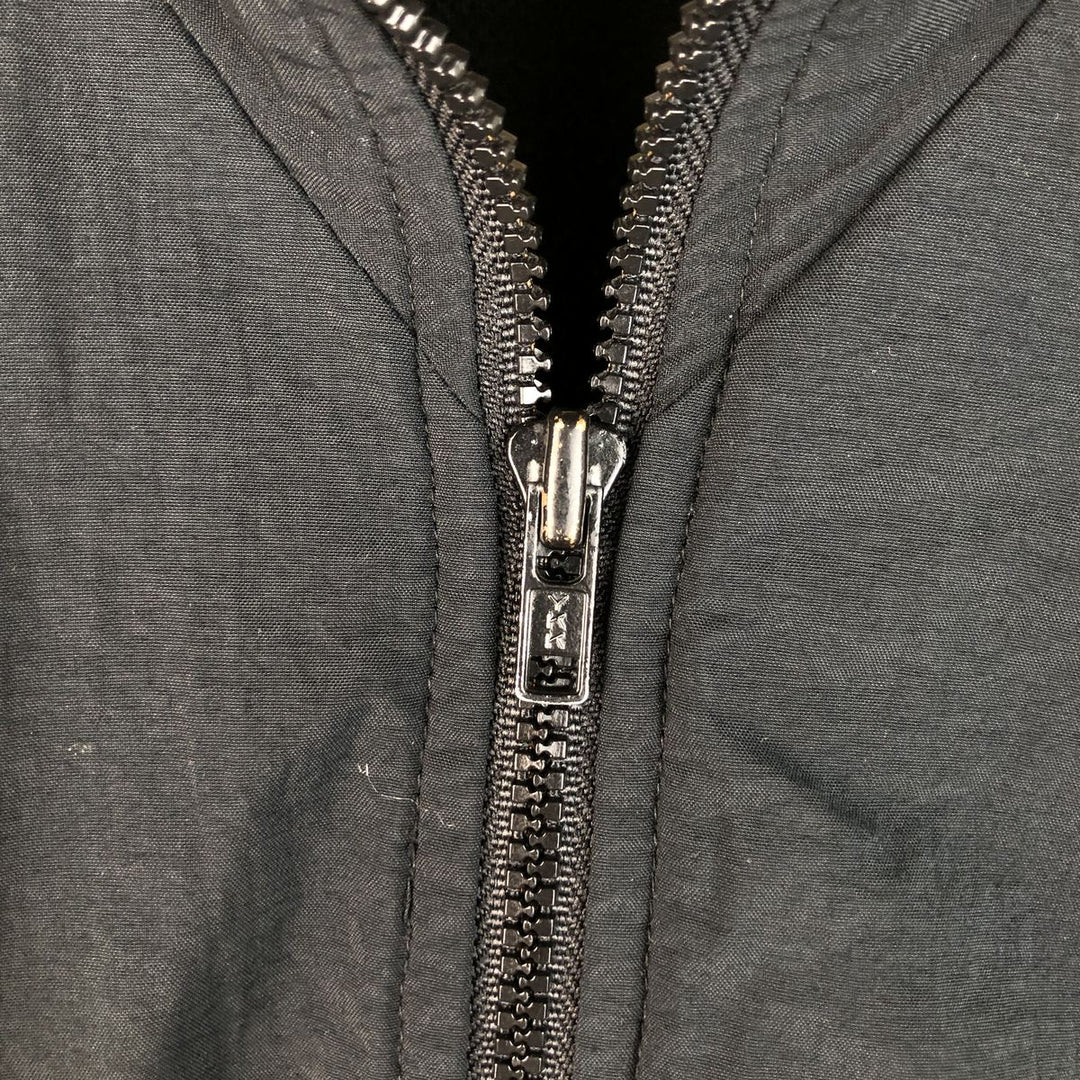 Vintage 90'S Nike silver tag nylon jacket, size L, men's unclear black type Vintage Second Hand