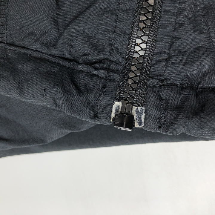 Vintage 90'S Nike silver tag nylon jacket, size L, men's unclear black type Vintage Second Hand