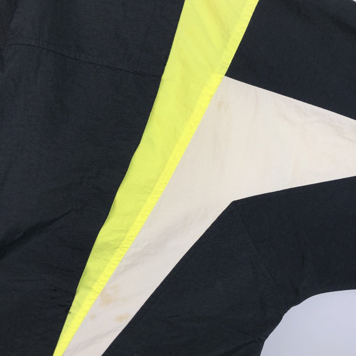 Vintage 90'S Nike silver tag nylon jacket, size L, men's unclear black type Vintage Second Hand