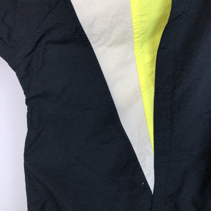 Vintage 90'S Nike silver tag nylon jacket, size L, men's unclear black type Vintage Second Hand