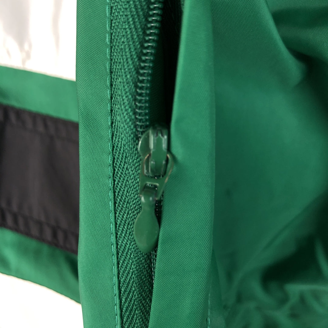 Vintage 90s-00'S Adidas nylon jacket with back logo, size XL, men's unclear green type Vintage Second Hand