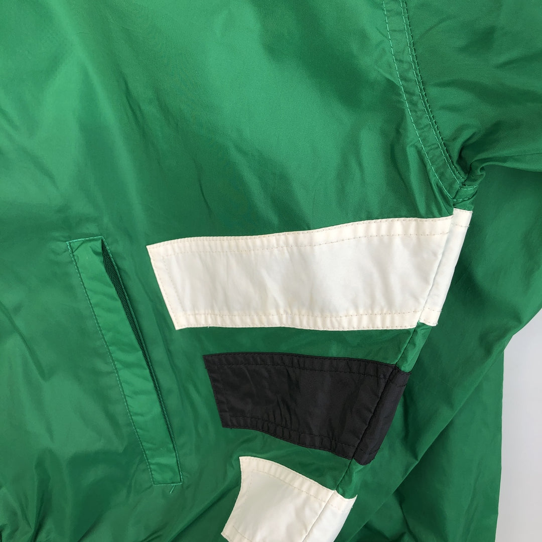 Vintage 90s-00'S Adidas nylon jacket with back logo, size XL, men's unclear green type Vintage Second Hand