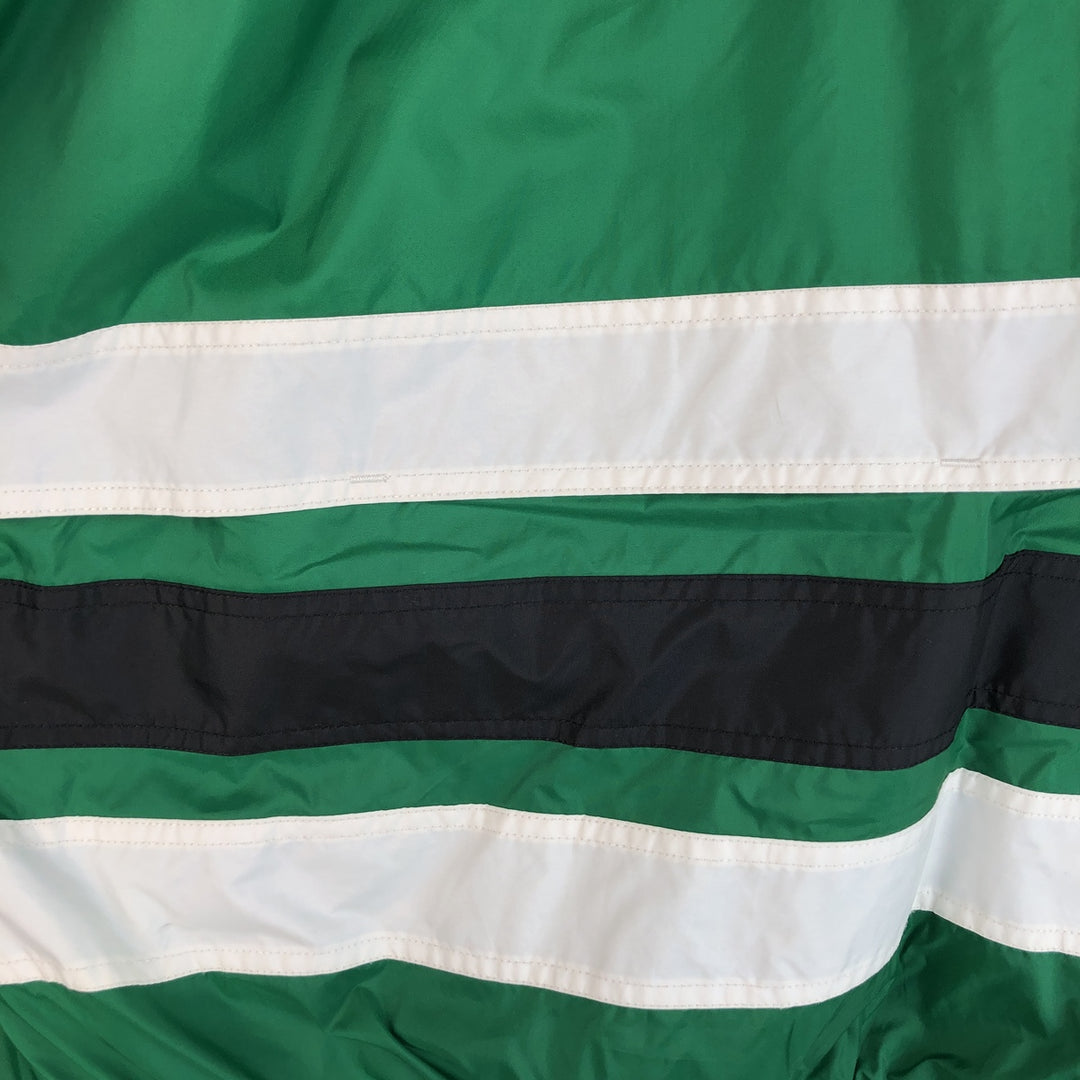 Vintage 90s-00'S Adidas nylon jacket with back logo, size XL, men's unclear green type Vintage Second Hand