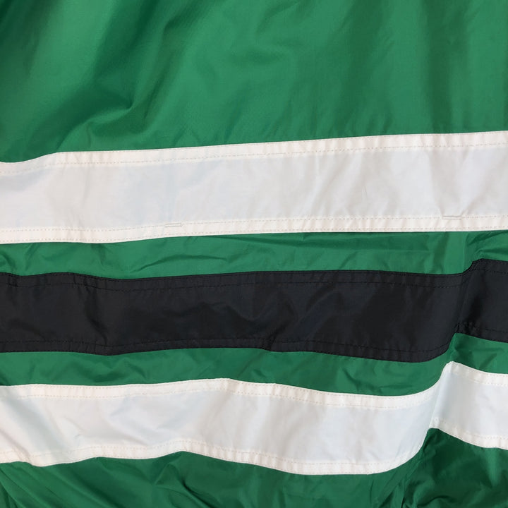 Vintage 90s-00'S Adidas nylon jacket with back logo, size XL, men's unclear green type Vintage Second Hand
