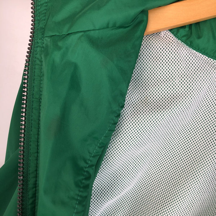 Vintage 90s-00'S Adidas nylon jacket with back logo, size XL, men's unclear green type Vintage Second Hand