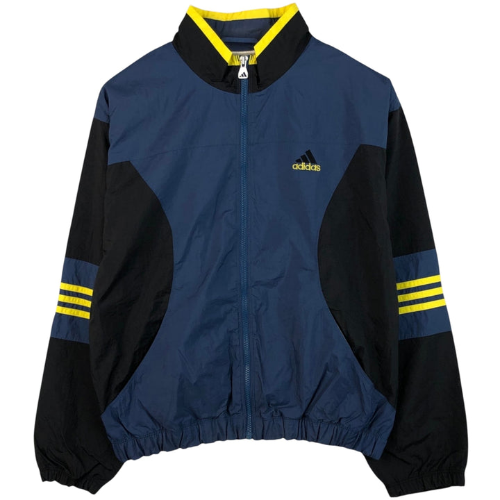 90s~ Adidas nylon jacket, men's size M Nylon navy blue type Vintage Second Hand