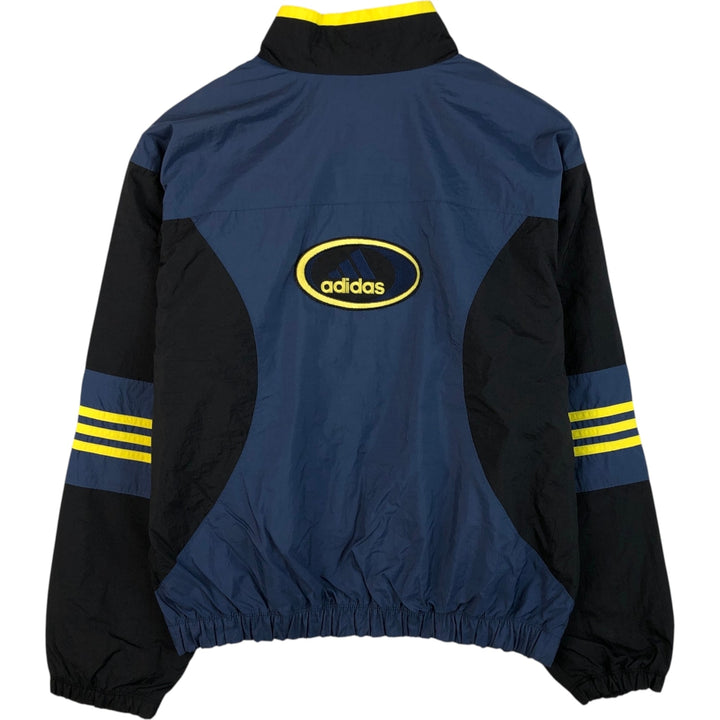 90s~ Adidas nylon jacket, men's size M Nylon navy blue type Vintage Second Hand