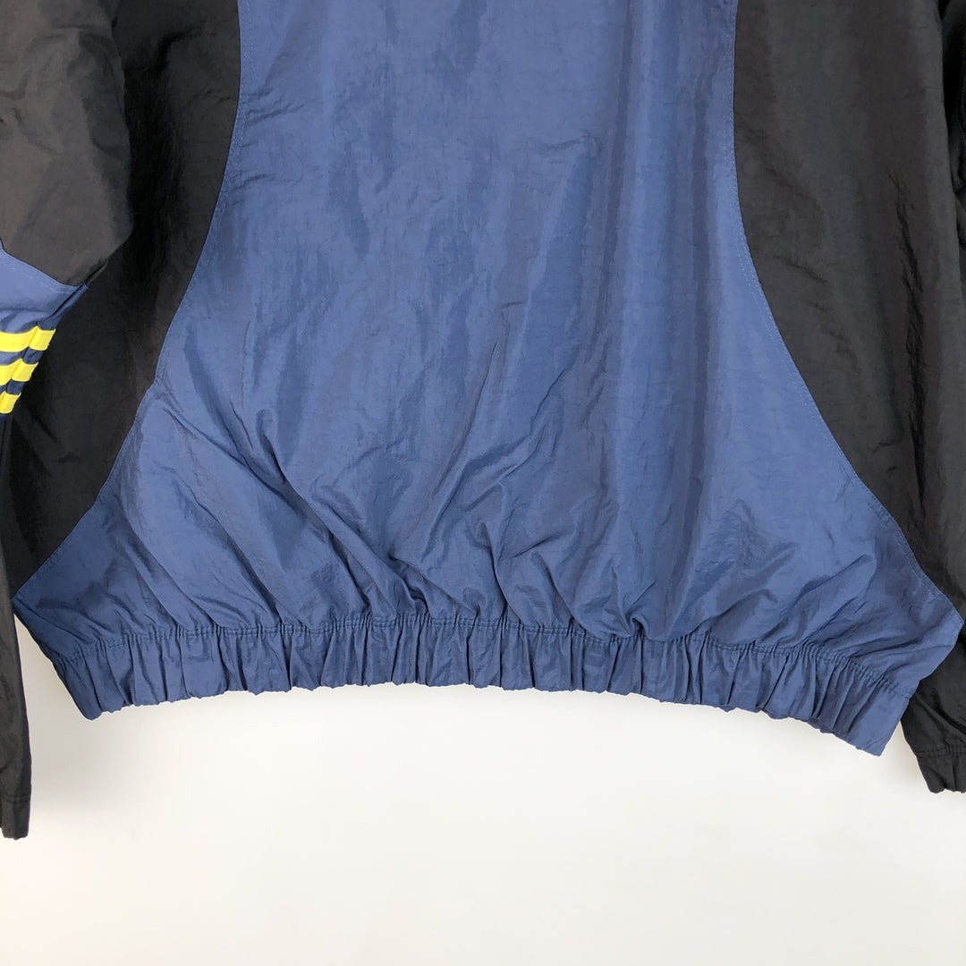 90s~ Adidas nylon jacket, men's size M Nylon navy blue type Vintage Second Hand