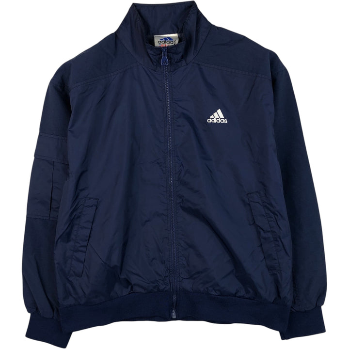 90s~00'S Adidas nylon jacket, men's size L, vintage Nylon navy blue type Vintage Second Hand