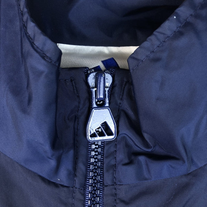 90s~00'S Adidas nylon jacket, men's size L, vintage Nylon navy blue type Vintage Second Hand