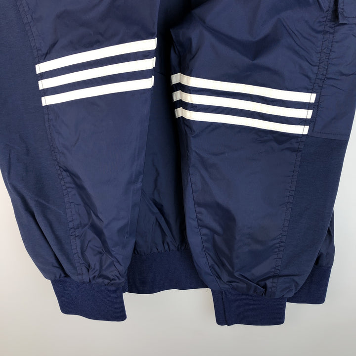 90s~00'S Adidas nylon jacket, men's size L, vintage Nylon navy blue type Vintage Second Hand