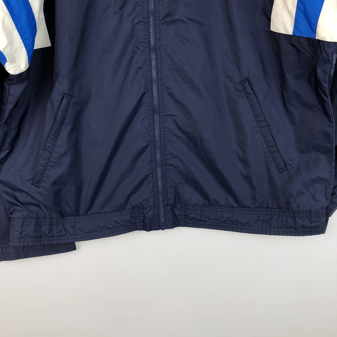 Vintage 90s-00'S Adidas nylon jacket, men's size XL Nylon navy blue type Vintage Second Hand