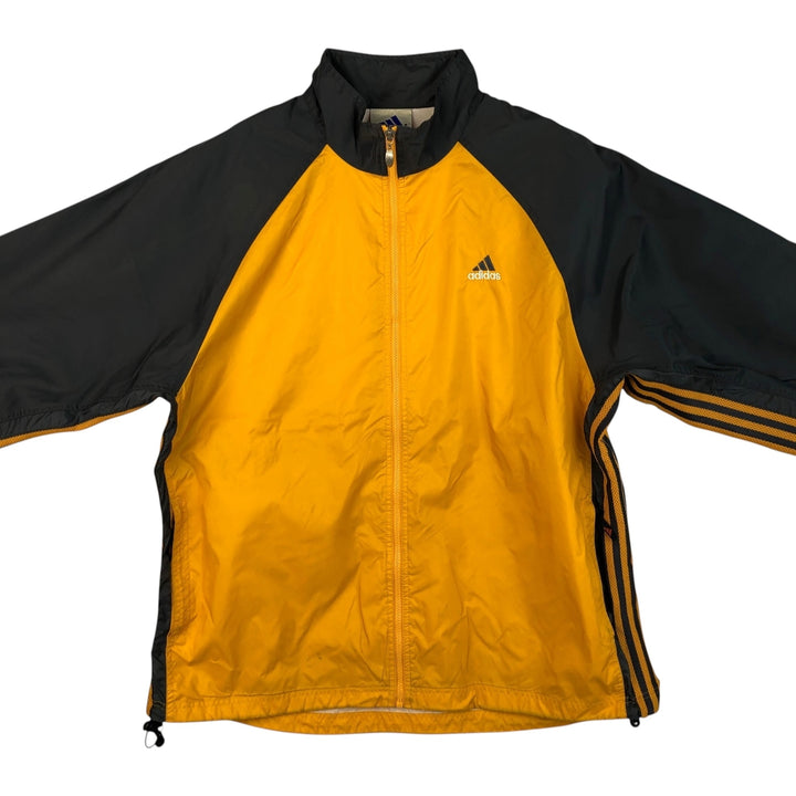90'S Adidas Nylon Jacket, Men's XL Size, Vintage Nylon orange type Vintage Second Hand