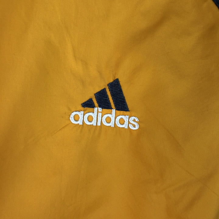 90'S Adidas Nylon Jacket, Men's XL Size, Vintage Nylon orange type Vintage Second Hand