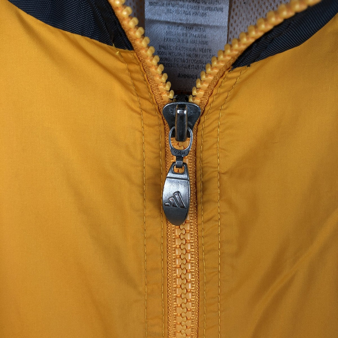 90'S Adidas Nylon Jacket, Men's XL Size, Vintage Nylon orange type Vintage Second Hand