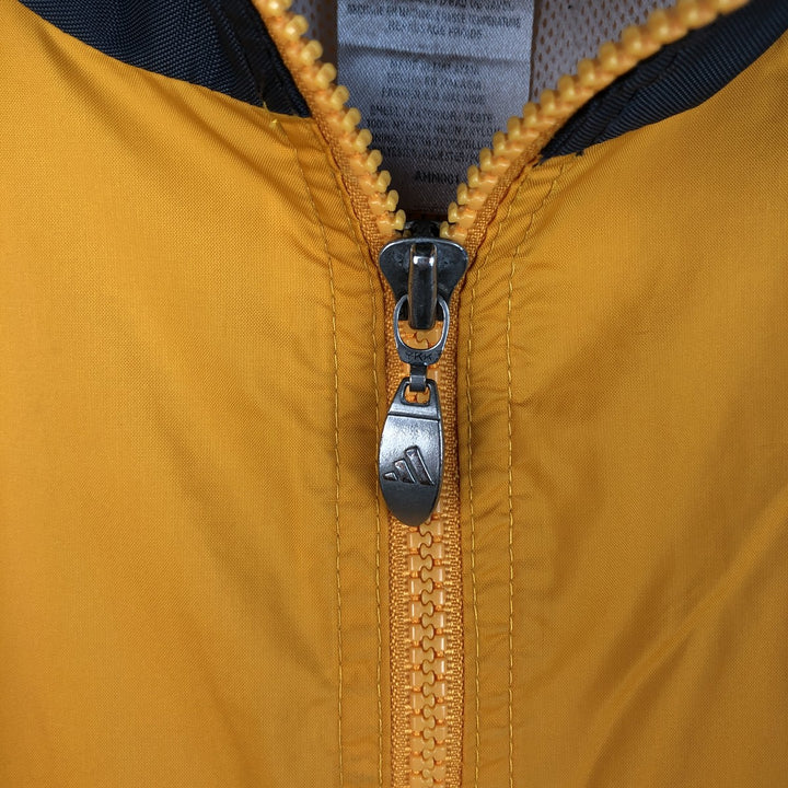 90'S Adidas Nylon Jacket, Men's XL Size, Vintage Nylon orange type Vintage Second Hand