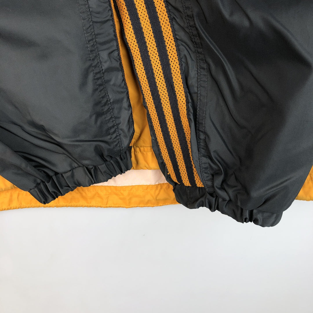 90'S Adidas Nylon Jacket, Men's XL Size, Vintage Nylon orange type Vintage Second Hand