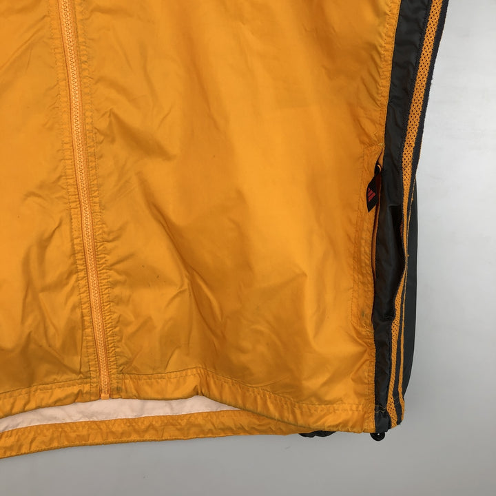 90'S Adidas Nylon Jacket, Men's XL Size, Vintage Nylon orange type Vintage Second Hand