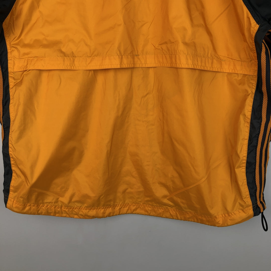 90'S Adidas Nylon Jacket, Men's XL Size, Vintage Nylon orange type Vintage Second Hand
