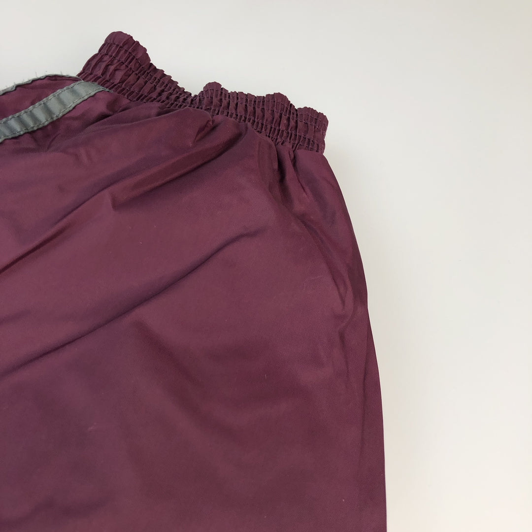 90'S Adidas Nylon Jacket, Men's Size L, Vintage Nylon wine-red Vintage Second Hand