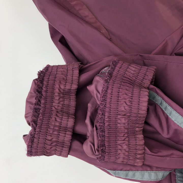 90'S Adidas Nylon Jacket, Men's Size L, Vintage Nylon wine-red Vintage Second Hand