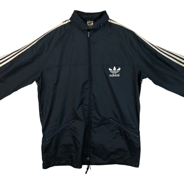 Vintage 80s-90'S Adidas Trefoil Logo Nylon Jacket, Men's Size L Nylon navy blue type Vintage Second Hand