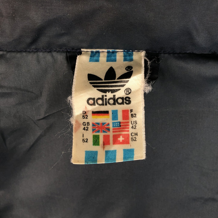 Vintage 80s-90'S Adidas Trefoil Logo Nylon Jacket, Men's Size L Nylon navy blue type Vintage Second Hand