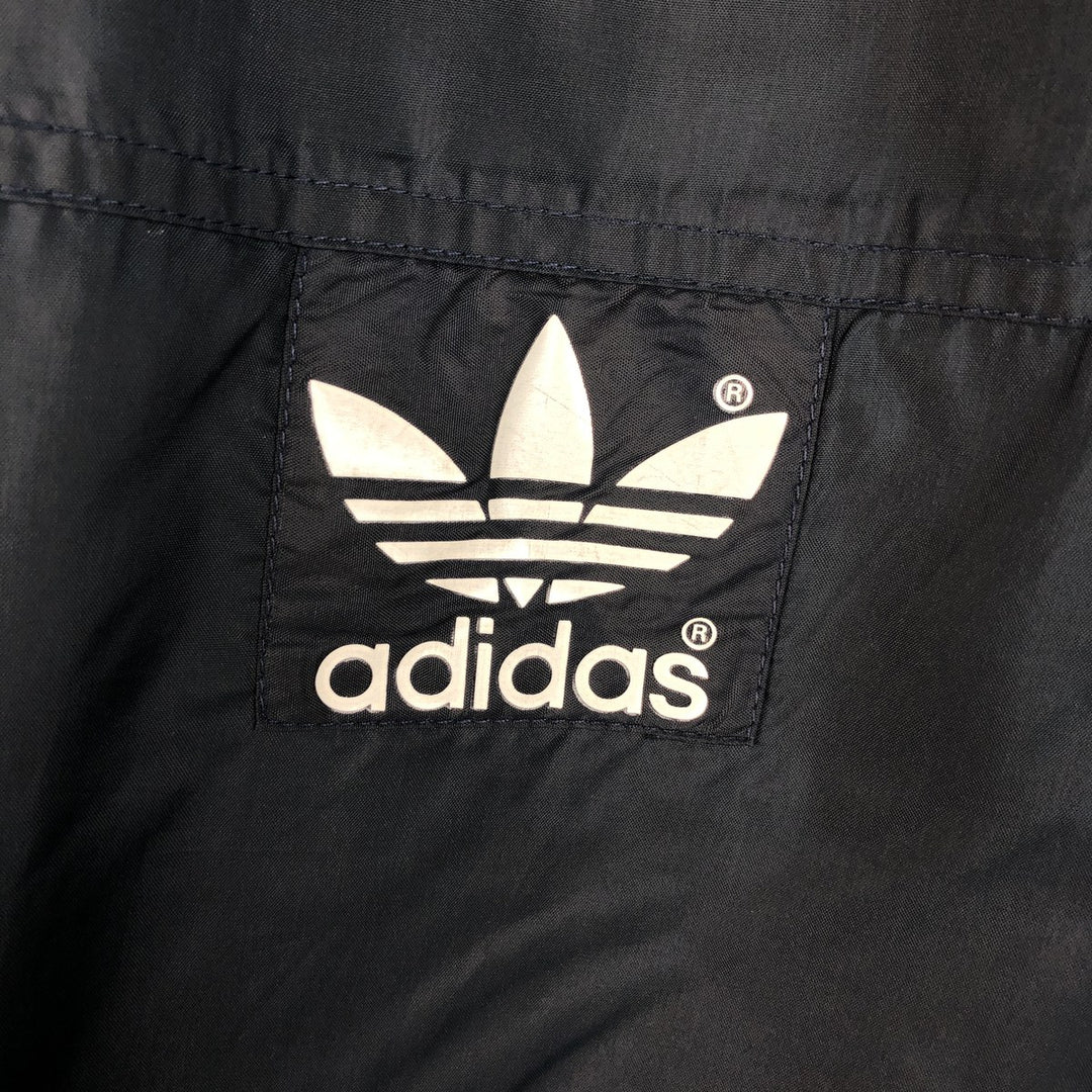 Vintage 80s-90'S Adidas Trefoil Logo Nylon Jacket, Men's Size L Nylon navy blue type Vintage Second Hand