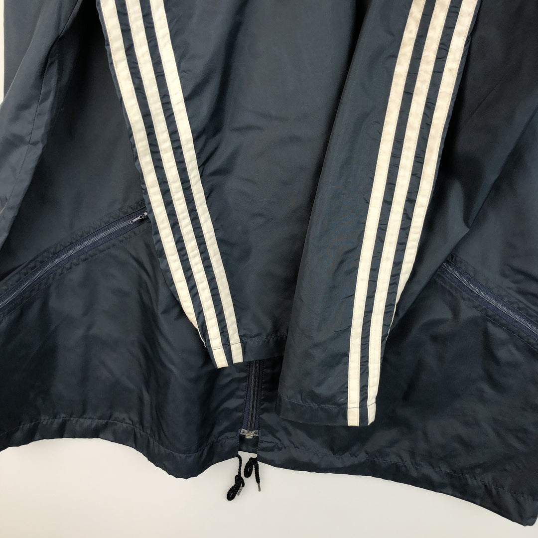 Vintage 80s-90'S Adidas Trefoil Logo Nylon Jacket, Men's Size L Nylon navy blue type Vintage Second Hand