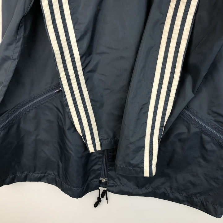 Vintage 80s-90'S Adidas Trefoil Logo Nylon Jacket, Men's Size L Nylon navy blue type Vintage Second Hand