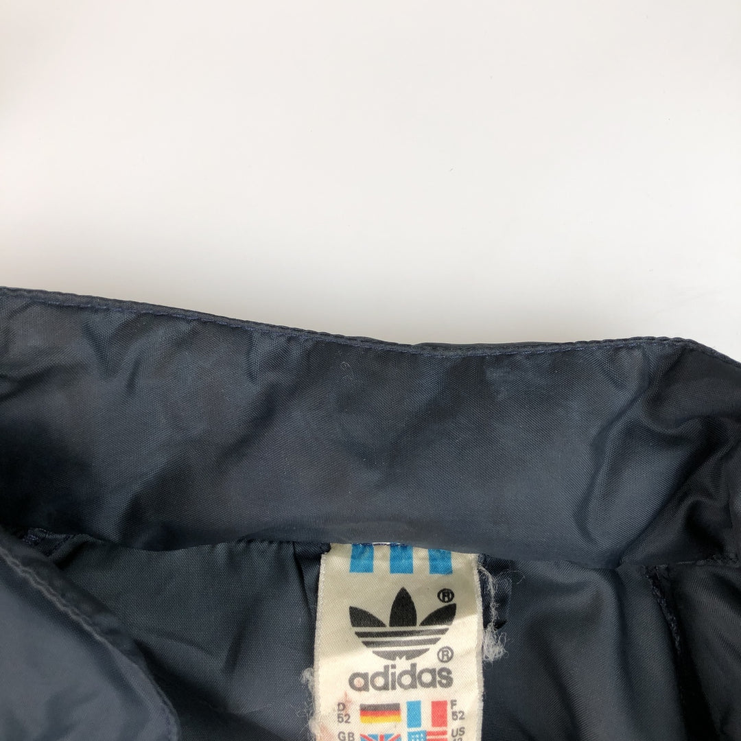 Vintage 80s-90'S Adidas Trefoil Logo Nylon Jacket, Men's Size L Nylon navy blue type Vintage Second Hand
