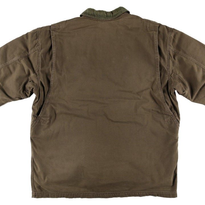 90s-00'S LLBean Padded Duck Hunting Jacket, Men's XL, Vintage cotton brown type Vintage Second Hand