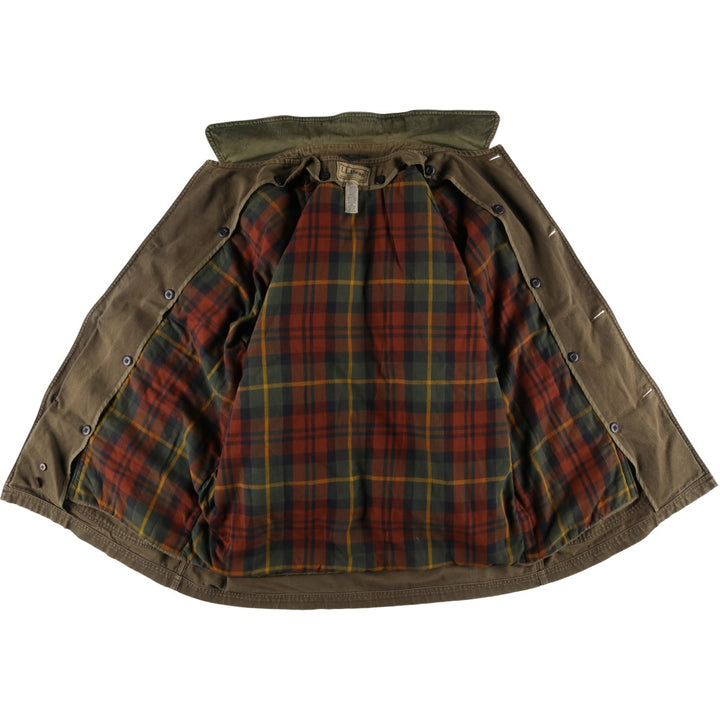 90s-00'S LLBean Padded Duck Hunting Jacket, Men's XL, Vintage cotton brown type Vintage Second Hand
