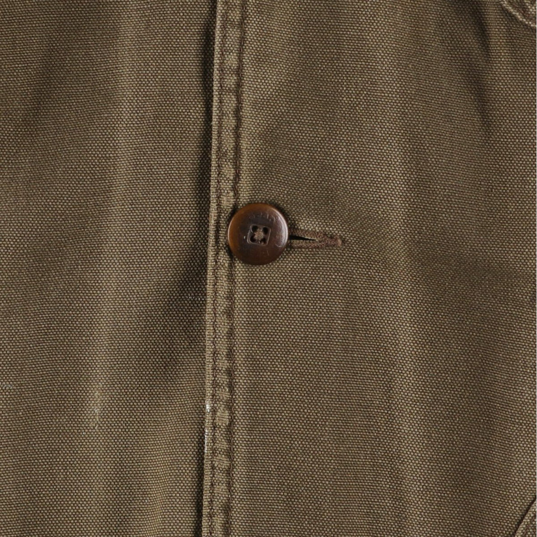 90s-00'S LLBean Padded Duck Hunting Jacket, Men's XL, Vintage cotton brown type Vintage Second Hand