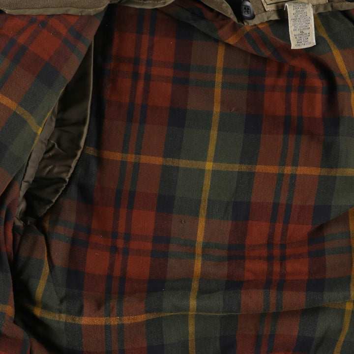 90s-00'S LLBean Padded Duck Hunting Jacket, Men's XL, Vintage cotton brown type Vintage Second Hand