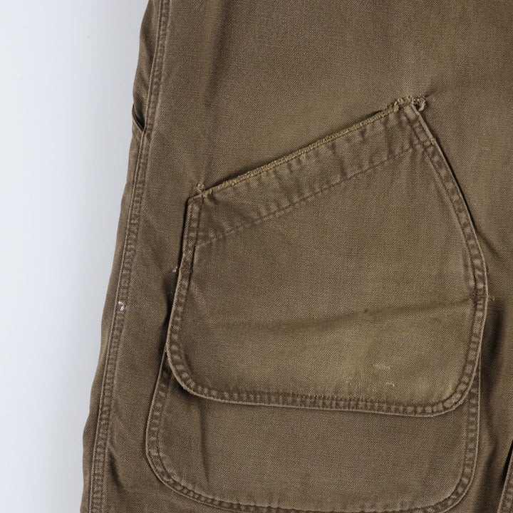 90s-00'S LLBean Padded Duck Hunting Jacket, Men's XL, Vintage cotton brown type Vintage Second Hand