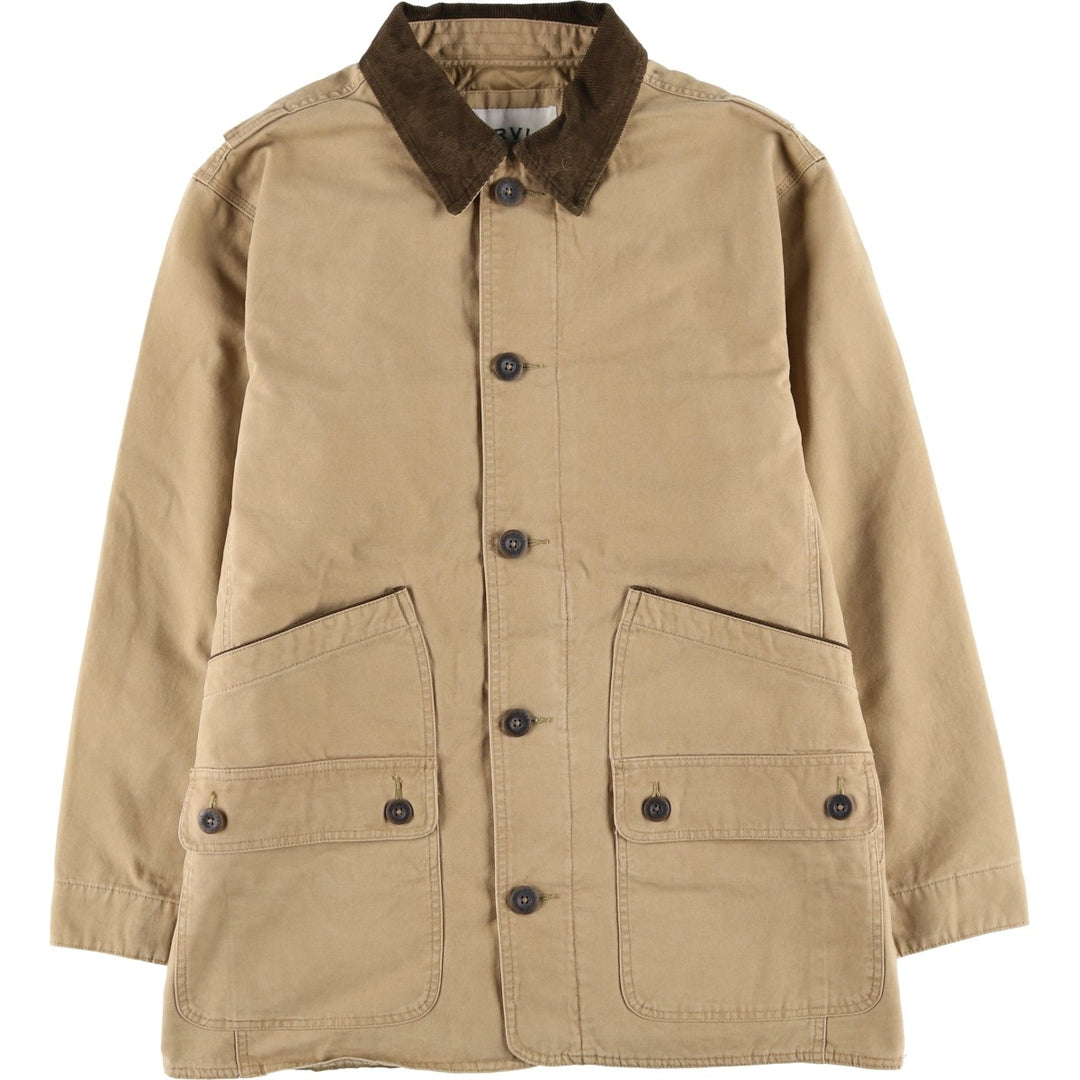 Orvis padded duck hunting jacket, men's size L cotton Beige type Vintage Second Hand