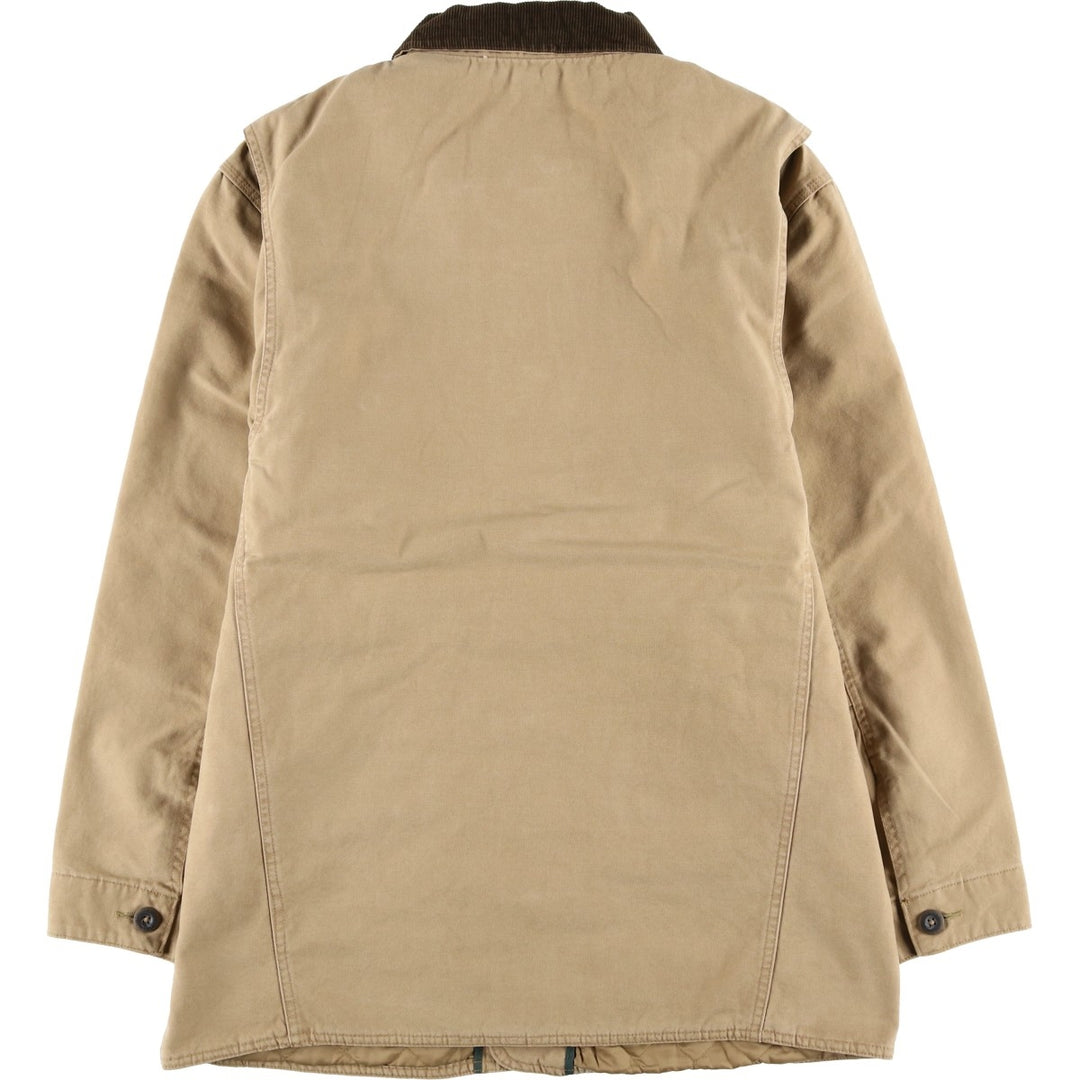 Orvis padded duck hunting jacket, men's size L cotton Beige type Vintage Second Hand
