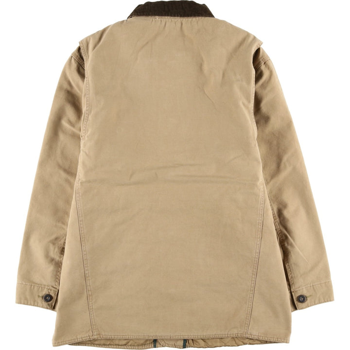 Orvis padded duck hunting jacket, men's size L cotton Beige type Vintage Second Hand