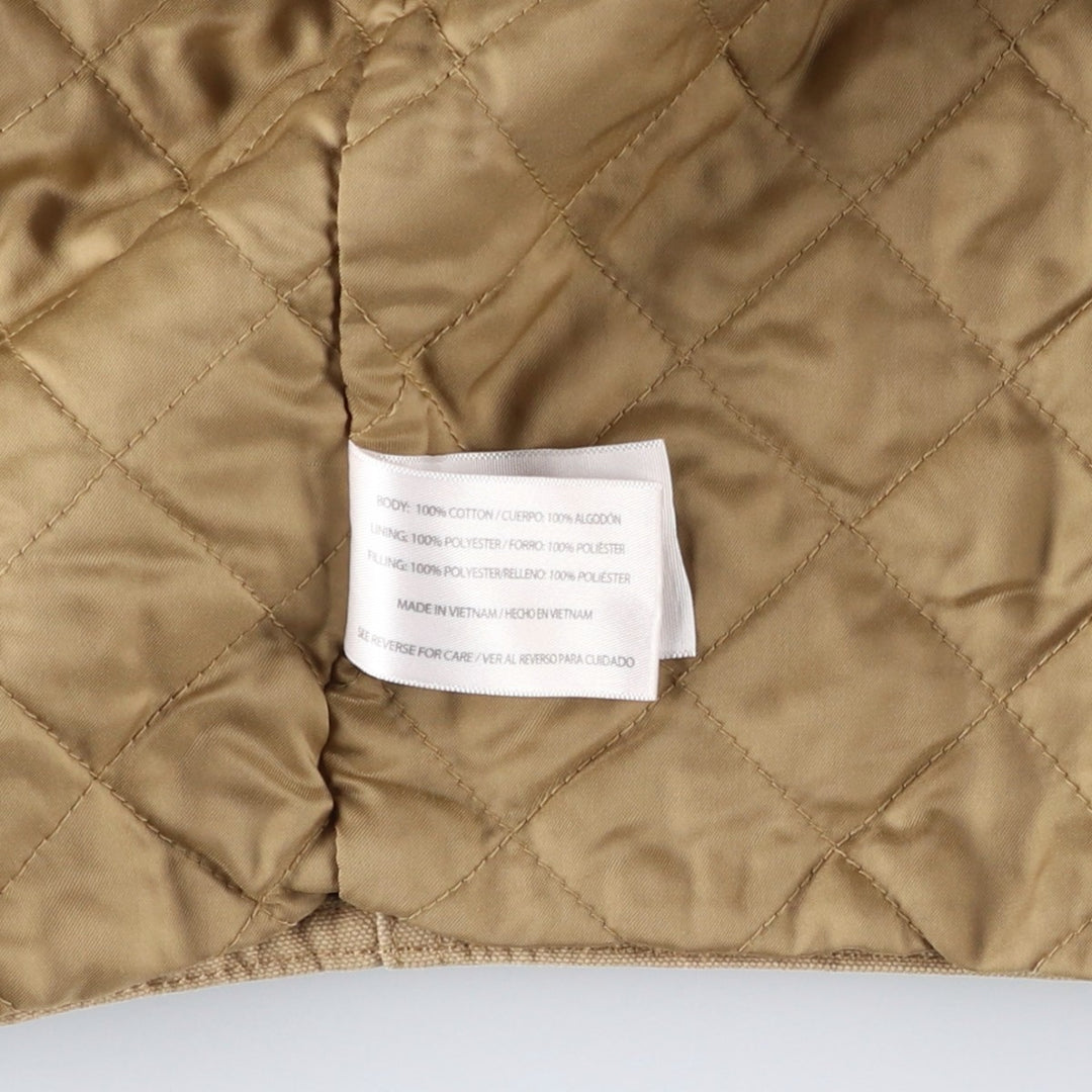 Orvis padded duck hunting jacket, men's size L cotton Beige type Vintage Second Hand