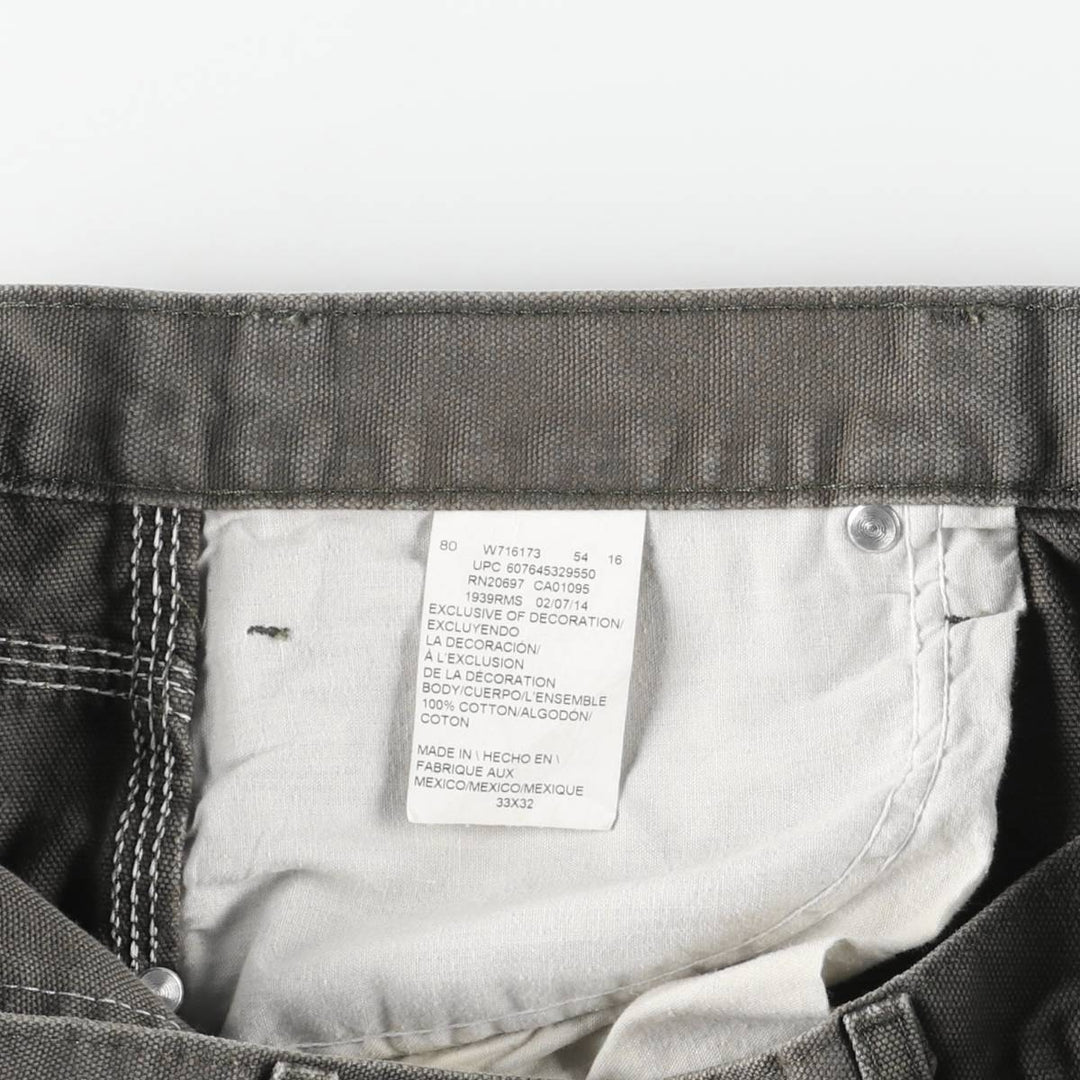 Dickies Duck Painter Pants Men's W34 equivalent cotton gray type Vintage Second Hand