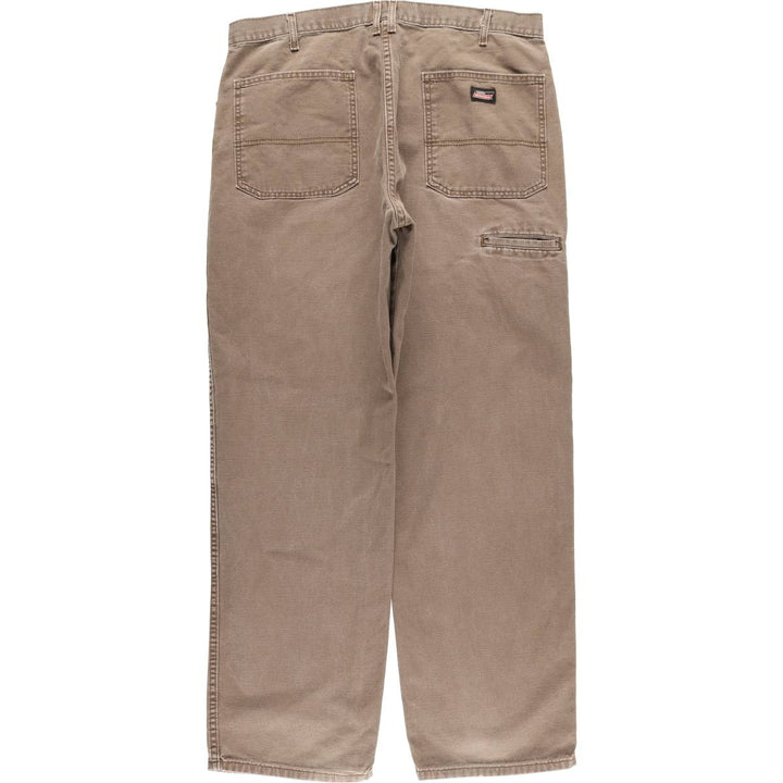 Dickies Duck Work Pants Men's W37 cotton beige type brown Vintage Second Hand