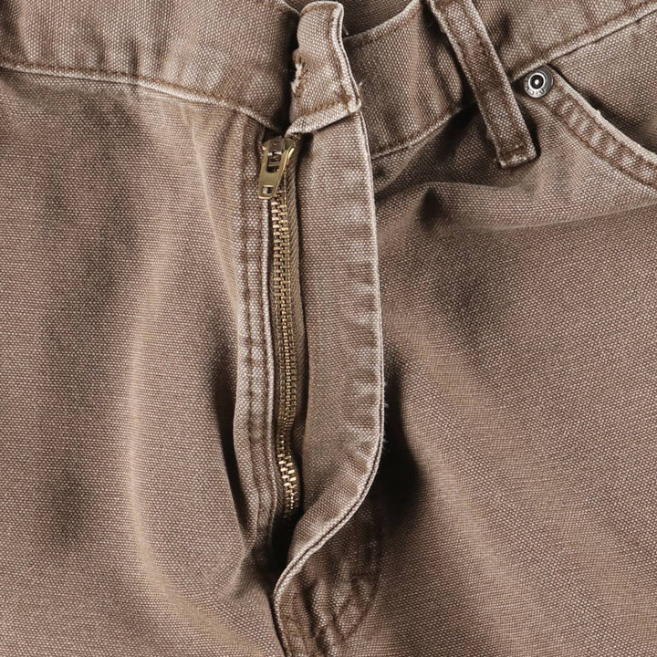 Dickies Duck Work Pants Men's W37 cotton beige type brown Vintage Second Hand