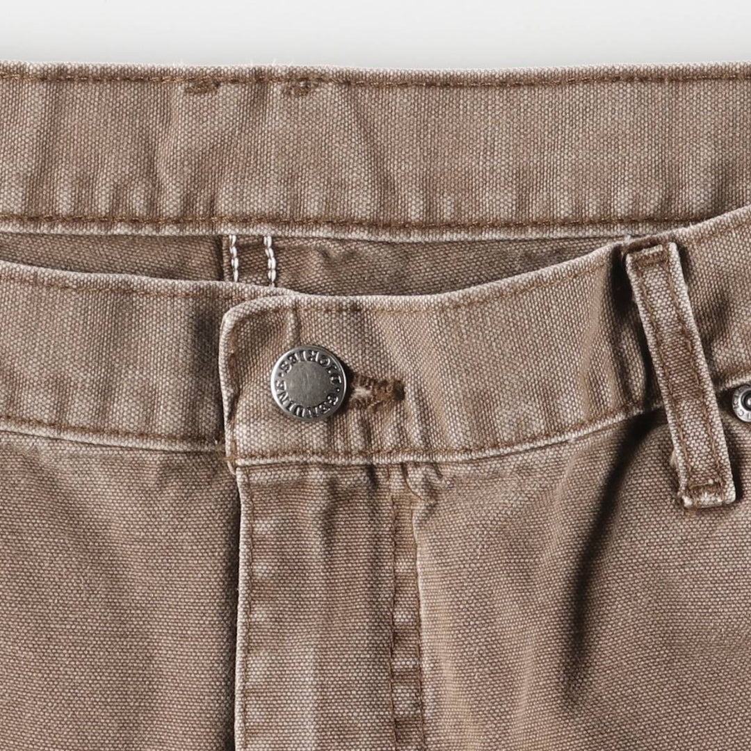Dickies Duck Work Pants Men's W37 cotton beige type brown Vintage Second Hand