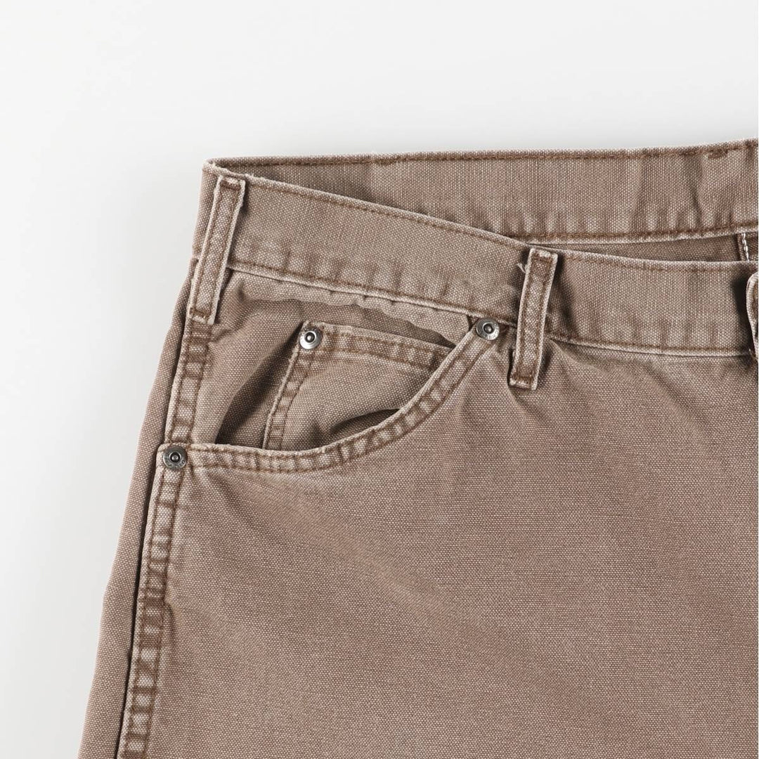 Dickies Duck Work Pants Men's W37 cotton beige type brown Vintage Second Hand
